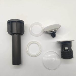 plastic waste drain, wash basin pop up waste – Plastic / White