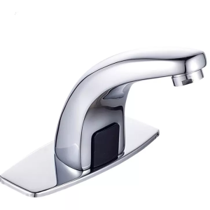 High quantity Brass or zinc chrome deck mounted automatic faucet sensor tap / Chrome