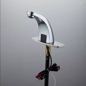 High quantity Brass or zinc chrome deck mounted automatic faucet sensor tap / Chrome
