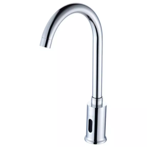 Automatic Sensor Touchless Bathroom Sink Faucet with Hole brass or zinc material – Chrome / Chrome