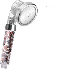 Multifunction 3 Modes Ionic Filter Handheld Shower Head Water Saving Hand – ABS Plastic