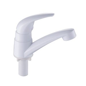 single hole chromed faucet with different spout cold water tap / Light Grey