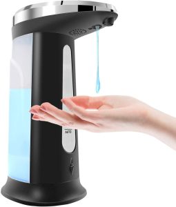 Automatic Soap Dispenser Touchless Soap Dispenser Infrared Sensor Liquid Hand Sanitizer Dispenser – White