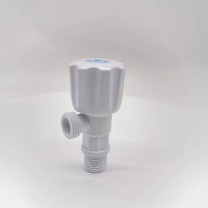 ABS White Two Way Plastic Water Angle Cock Valve – ABS Plastic