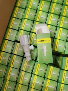 ABS White Two Way Plastic Water Angle Cock Valve – ABS Plastic