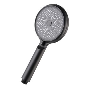 High Pressure Handheld Shower Head with High Flow Hand Held Rain hand Shower head – Plastic / Black