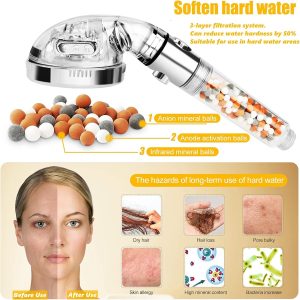 Ionic Shower Head Beads Ion Mineral Ball for Stone filter Shower Head Replacement Bio-Active Stone – ABS Plastic / color
