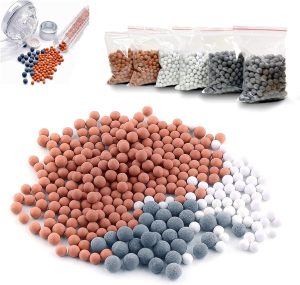 Ionic Shower Head Beads Ion Mineral Ball for Stone filter Shower Head Replacement Bio-Active Stone – ABS Plastic / color