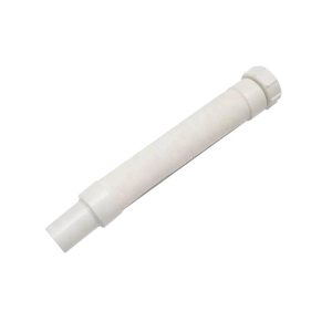 plastic white vertical drain pipe – plastic / silver