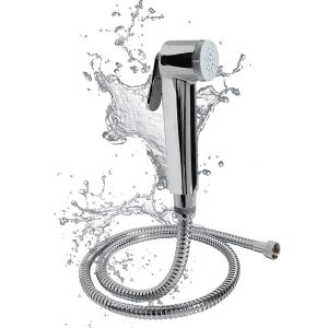 Chrome ABS plastic Cloth Diaper Bidet Toilet Sprayer – stainless steel