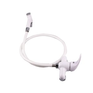 Single lever plastic shower mixer wall mounted faucet for cold and hot water – In-Wall B & S Faucets / White