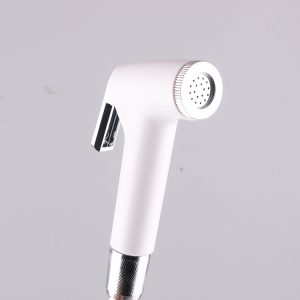 Single lever plastic shower mixer wall mounted faucet for cold and hot water – In-Wall B & S Faucets / White