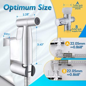 Stainless Steel Brushed Nickel Cloth Diaper Bidet Toilet Sprayer – stainless steel