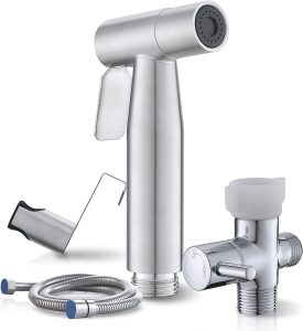 Stainless Steel Brushed Nickel Cloth Diaper Bidet Toilet Sprayer – stainless steel