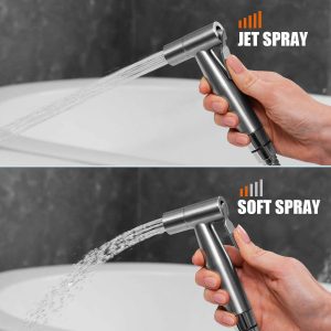 Stainless Steel Brushed Nickel Cloth Diaper Bidet Toilet Sprayer – stainless steel