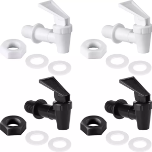 Water fountain tap Dispenser Tap Set Water Crock Tap plastic PP material / White