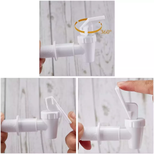 Water fountain tap Dispenser Tap Set Water Crock Tap plastic PP material / White