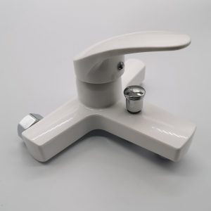 China Hotel style White shower faucet mixer – In-Wall Shower Faucets / Chrome