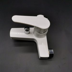 China Hotel style White shower faucet mixer – In-Wall Shower Faucets / Chrome