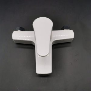 China Hotel style White shower faucet mixer – In-Wall Shower Faucets / Chrome