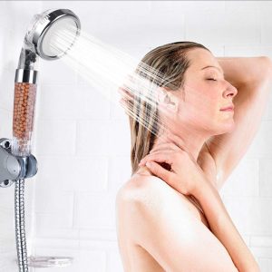 Multifunction 3 Modes Ionic Filter Handheld Shower Head Water Saving Hand Shower Head – Plastic