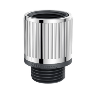 Shower Water Flow Saver Adapter 1/2 Inch Flow Restrictor Control Valve Flow for Fixed Shower Head – ABS+Silicone