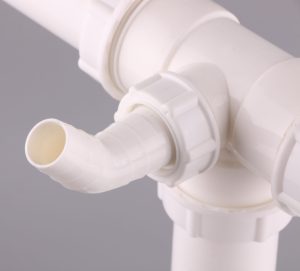 High Quality Prefabricated Double Drain Plug Bottle Trap Plastic Kitchen Drain Pipe – plastic / White
