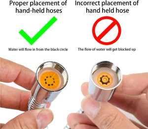 Water Saver Adapter Set Flow Reducer Limiter 1/2 Inch Flow Restrictor Control Valve Flow for Shower Head – Plastic / 4L/MIN