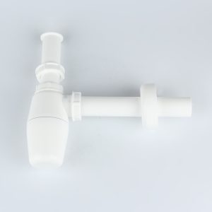 athroom Basin Drain Strainer Waste 1.25 inch Basin Drain Pipe Drain – plastic / White