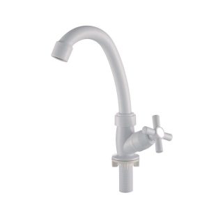 Deck mounted high quality ABS plastic kitchen faucet / KF-P3001