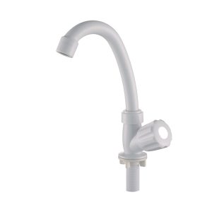 Deck mounted high quality ABS plastic kitchen faucet / KF-P3002