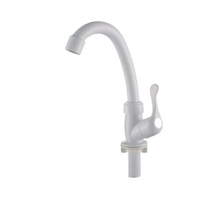 Deck mounted high quality ABS plastic kitchen faucet / KF-P3003