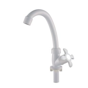 Deck mounted high quality ABS plastic kitchen faucet / KF-P3006