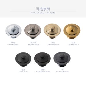 Bath tube drain plug kit for America – Brass