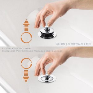 Bath tube drain plug kit for America – Brass