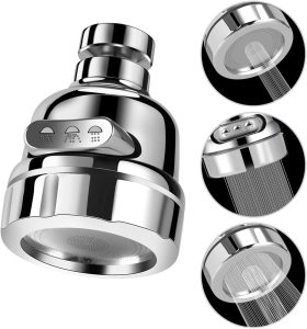 China manufacturers 360 Rotate Swivel Water Saving Tap Aerator Diffuser Faucet Nozzle Filter Adapter – plastic