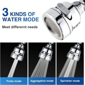 China manufacturers 360 Rotate Swivel Water Saving Tap Aerator Diffuser Faucet Nozzle Filter Adapter – plastic