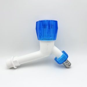 Good quality 14cm long water tap bibcock tap – White