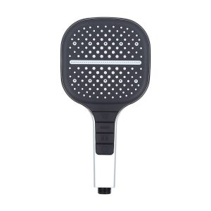 China hotel Square Big High Pressure Shower Head with Handheld 8 Spray Modes waterfall Shower Head – ABS Plastic / Chrome