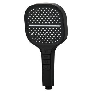 China hotel Square Big High Pressure Shower Head with Handheld 8 Spray Modes waterfall Shower Head – ABS Plastic / Chrome
