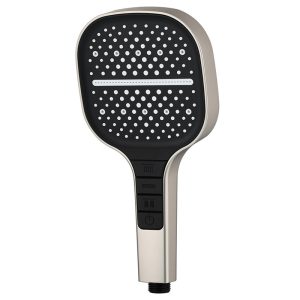 China hotel Square Big High Pressure Shower Head with Handheld 8 Spray Modes waterfall Shower Head – ABS Plastic / Chrome