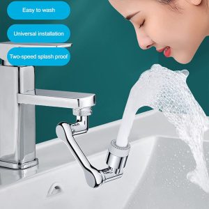1080 Degree Rotating Faucet Extender Aerator Large-Angle Rotating Robotic Arm Faucet Aerator – plastic