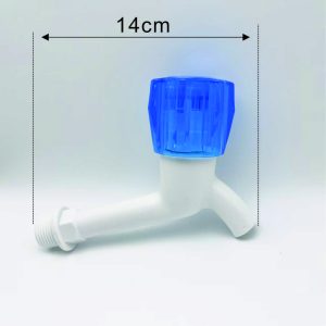 China manufacturer 14.5cm long neck bibcock water tap bibcock tap – White
