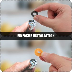 Water Saver Adapter Set Flow Reducer Limiter Flow Restrictor Control Valve Flow for Shower Head – Plastic / 5L/MIN
