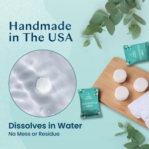 Body Restore Shower Steamers Aromatherapy shower bomb organic eucalyptus calm shower steamers