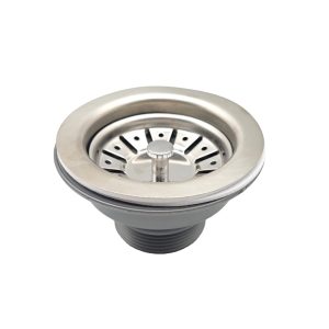 China Manufacturer Custom Multi-color Sink Drainage Strainer Kitchen Sink Basket Strainer Stopper – stainless steel / Gray