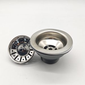 China Manufacturer Custom Multi-color Sink Drainage Strainer Kitchen Sink Basket Strainer Stopper – stainless steel / Gray