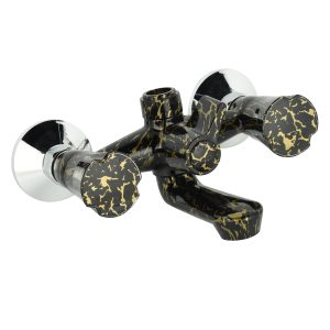 Printing Marble bath faucet hot and cold double handle faucet mixer – In-Wall B & S Faucets / printing black