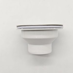 Kitchen Sink Drain 3-1/2″ Basket Strainer with Lift Stopper Basket Strainer – stainless steel / White