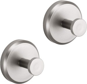 304SUS Brush Bath Robe Hook Holder Bathroom shower suction cup hooks – stainless steel / Brush